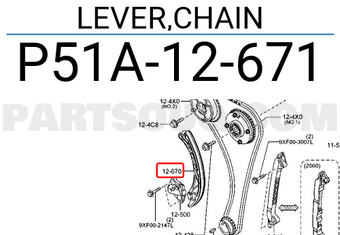 Tỳ Cam Cong Mazda Mazda 2 Mã phụ tùng P51A12671