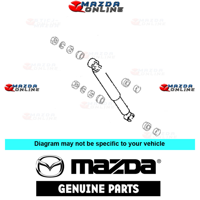 Giảm Xóc Sau Mazda BT-50 Mã phụ tùng UF9R28700A