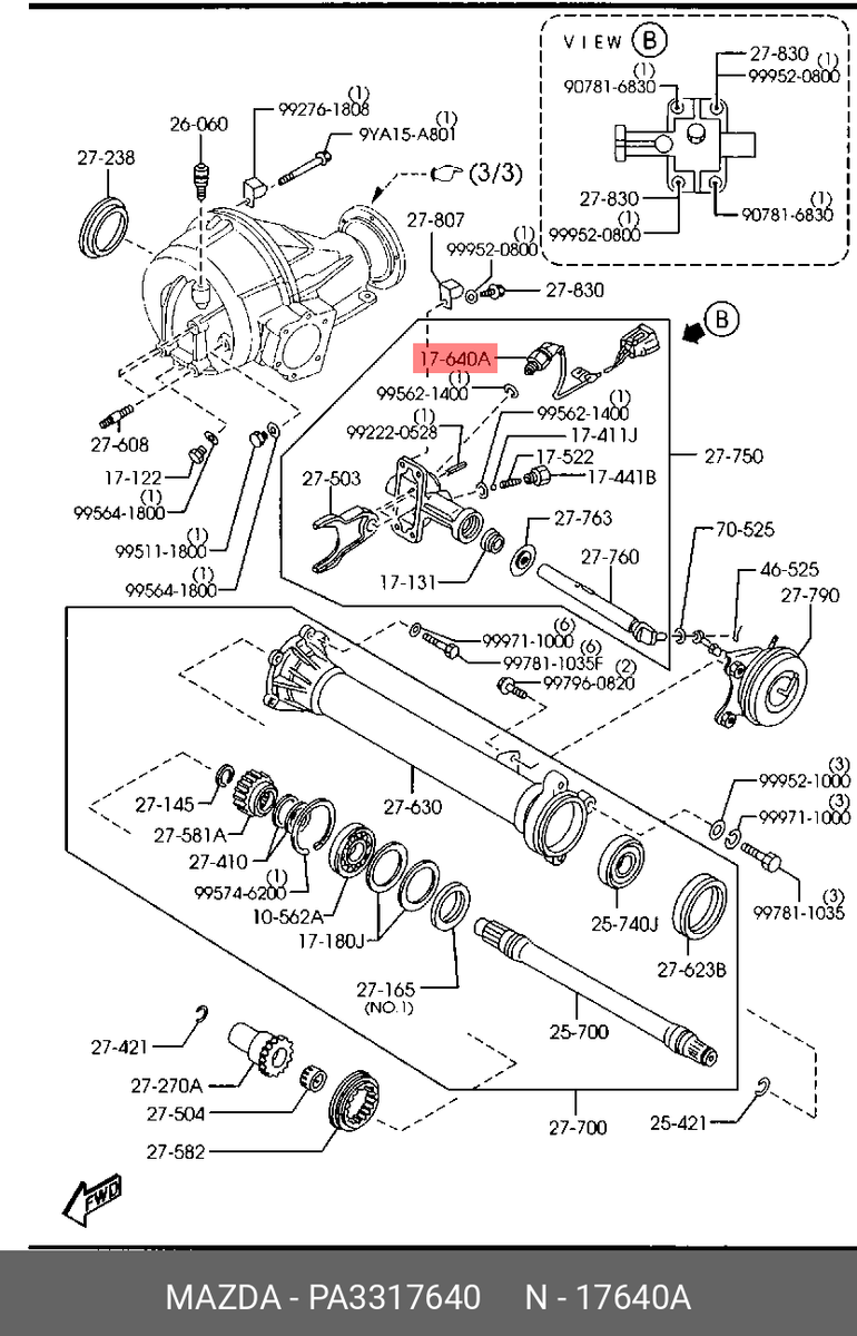 Giàn Nóng Mazda BT-50 OEM 71033-SRW-1