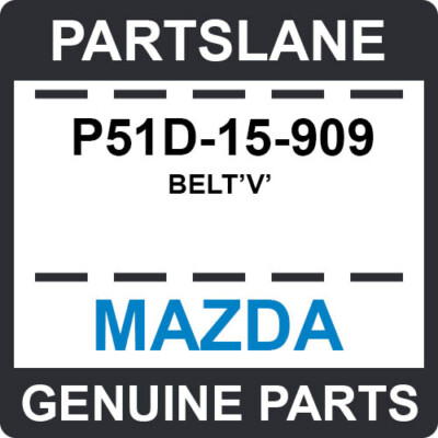 Dây Curoa Điều Hòa Mazda Mazda 2 Mã phụ tùng P51D15909