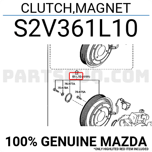 Buli Lốc Điều Hòa Mazda Mazda 6 Mã phụ tùng S2V361L10