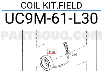 Cuộn Điện Lốc Điều Hòa Mazda BT-50 Mã phụ tùng UC9M61L30