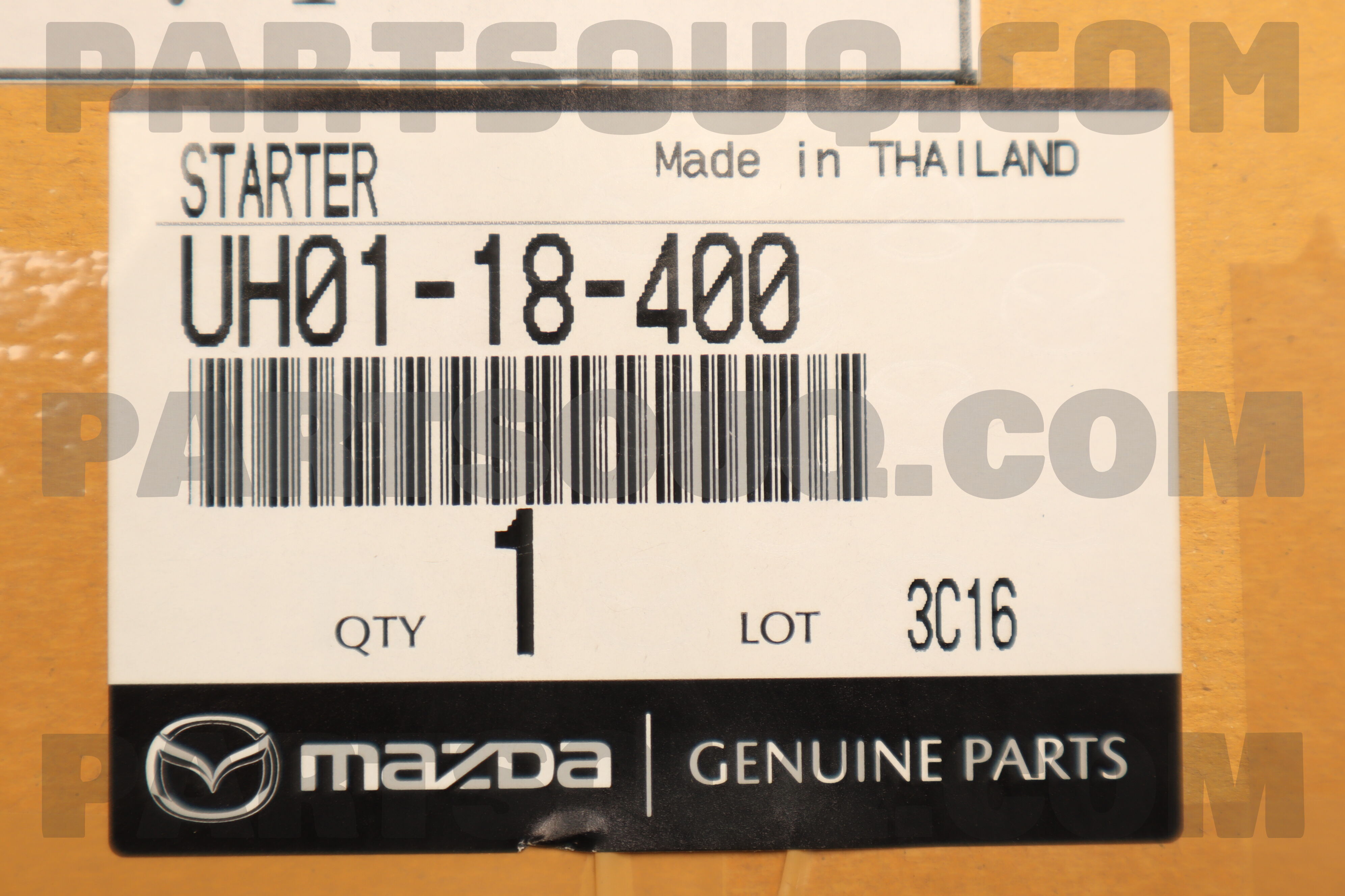 Máy Đề Khởi Động Mazda BT-50 Mã phụ tùng UH0118400