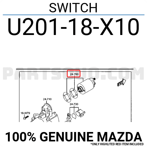 Chuột Đề Mazda BT-50 Mã phụ tùng U20118X10