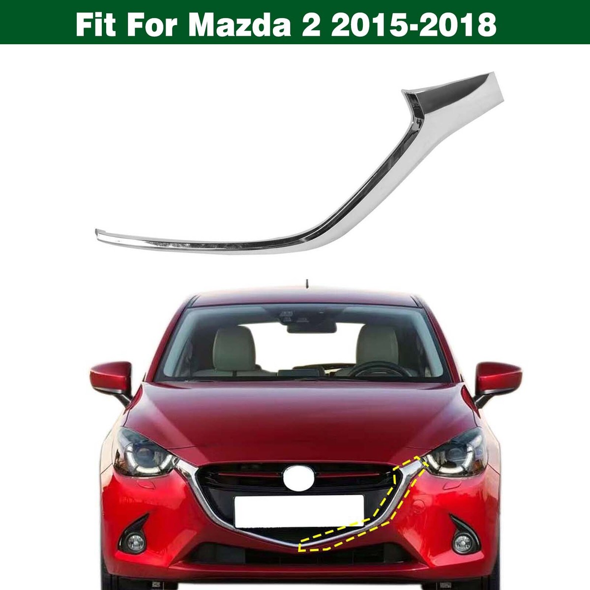 Nẹp Mạ Ca Lăng Trái Mazda Mazda 2 Mã phụ tùng da6b507k0