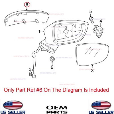 Gương Chiếu Hậu Phải Mazda CX-5 Mã phụ tùng KR22691N1E4