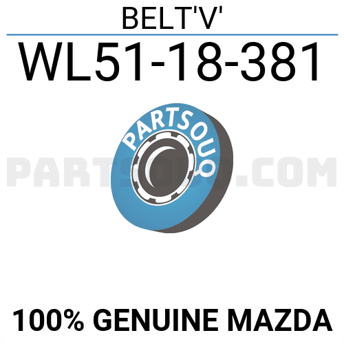 Dây Curoa Tổng Máy Dầu Mazda BT-50 Mã phụ tùng WL5118380A