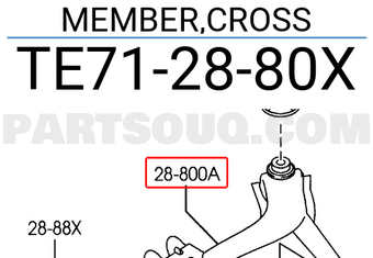 Cầu Sau Mazda CX-9 Mã phụ tùng TE712880X