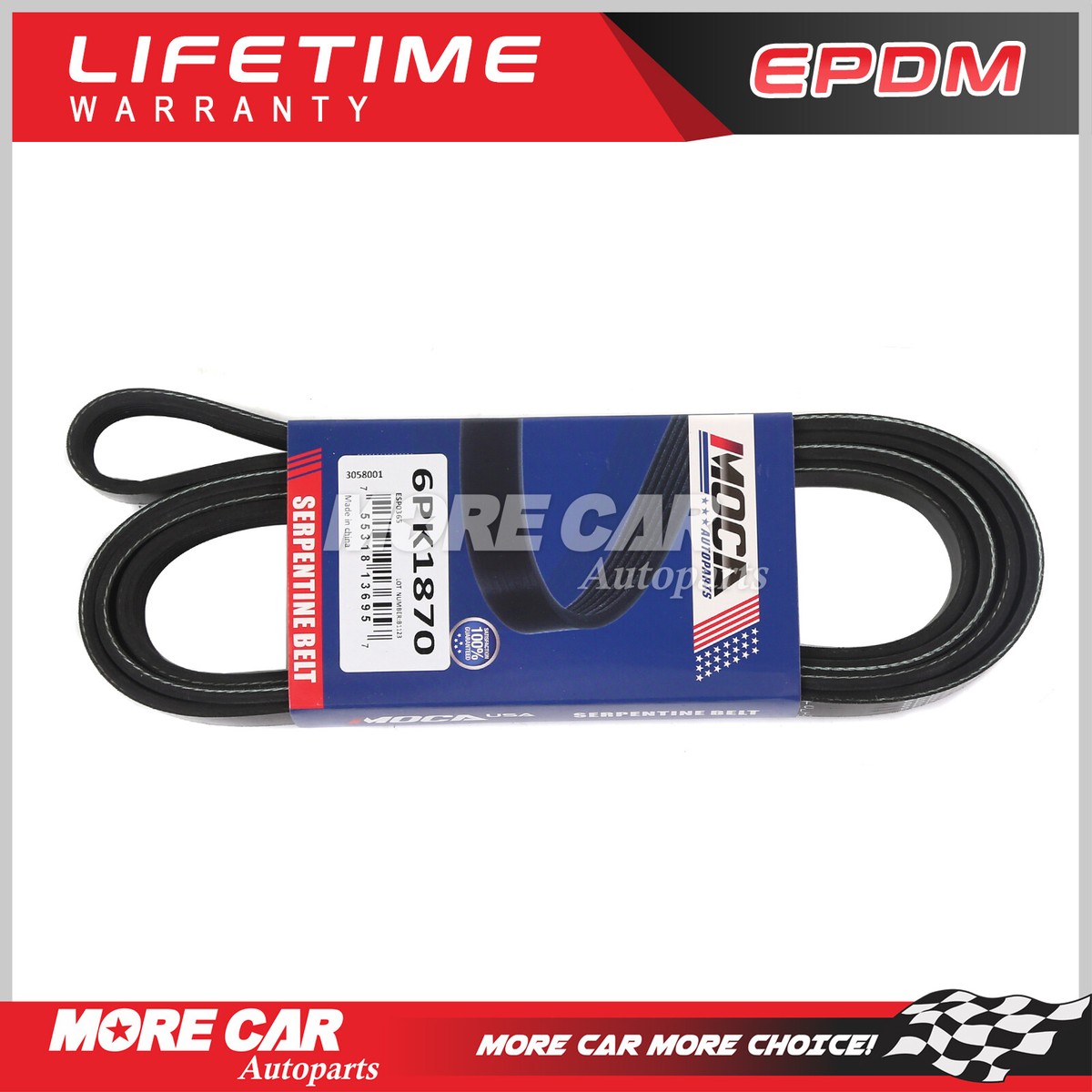 Dây Curoa Tổng 1.6 - 6Pk-1870 Mazda Mazda 3 OEM