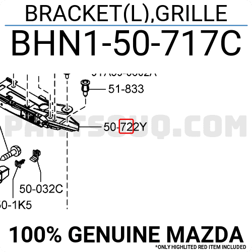 Ốp Che Khóa Ca Pô Trước Mazda Mazda 3 Mã phụ tùng BHN150717C