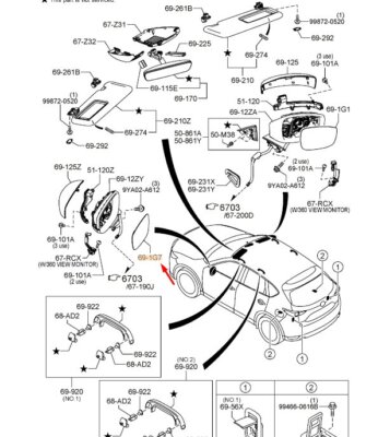 Mặt Gương Trái Không Cảm Biến Mazda CX-5 Mã phụ tùng TK56691G7