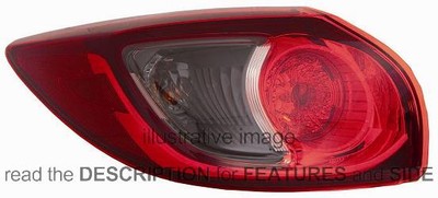 Đèn Hậu Ngoài Trái Không Led Mazda CX-5 Mã phụ tùng KD5451160D
