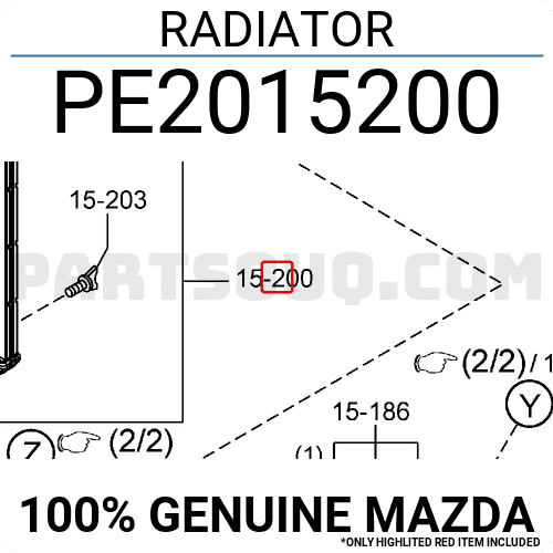 Két Nước At Mazda Mazda 3 Mã phụ tùng PE2015200
