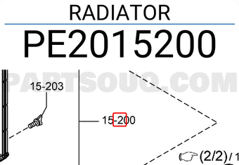 Két Nước At Mazda Mazda 3 Mã phụ tùng PE2015200