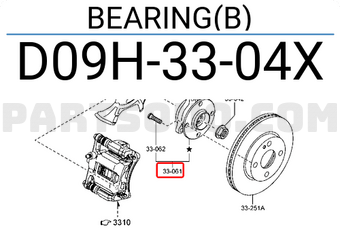 Bi May Ơ Trước Mazda Mazda 2 Mã phụ tùng D09H3304X