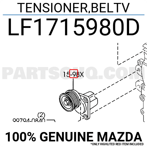 Cụm Tăng Tổng Mazda Mazda 6 Mã phụ tùng lf1715980b