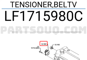 Cụm Tăng Tổng Mazda Mazda 6 Mã phụ tùng lf1715980b