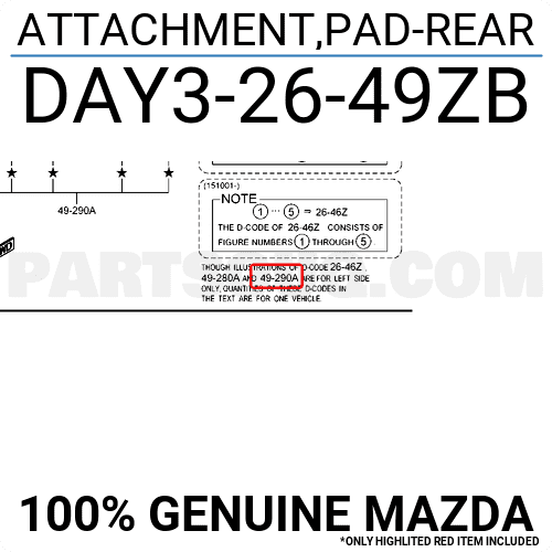 Má Phanh Trước Mazda Mazda 2 OEM DAY32649ZB-oe
