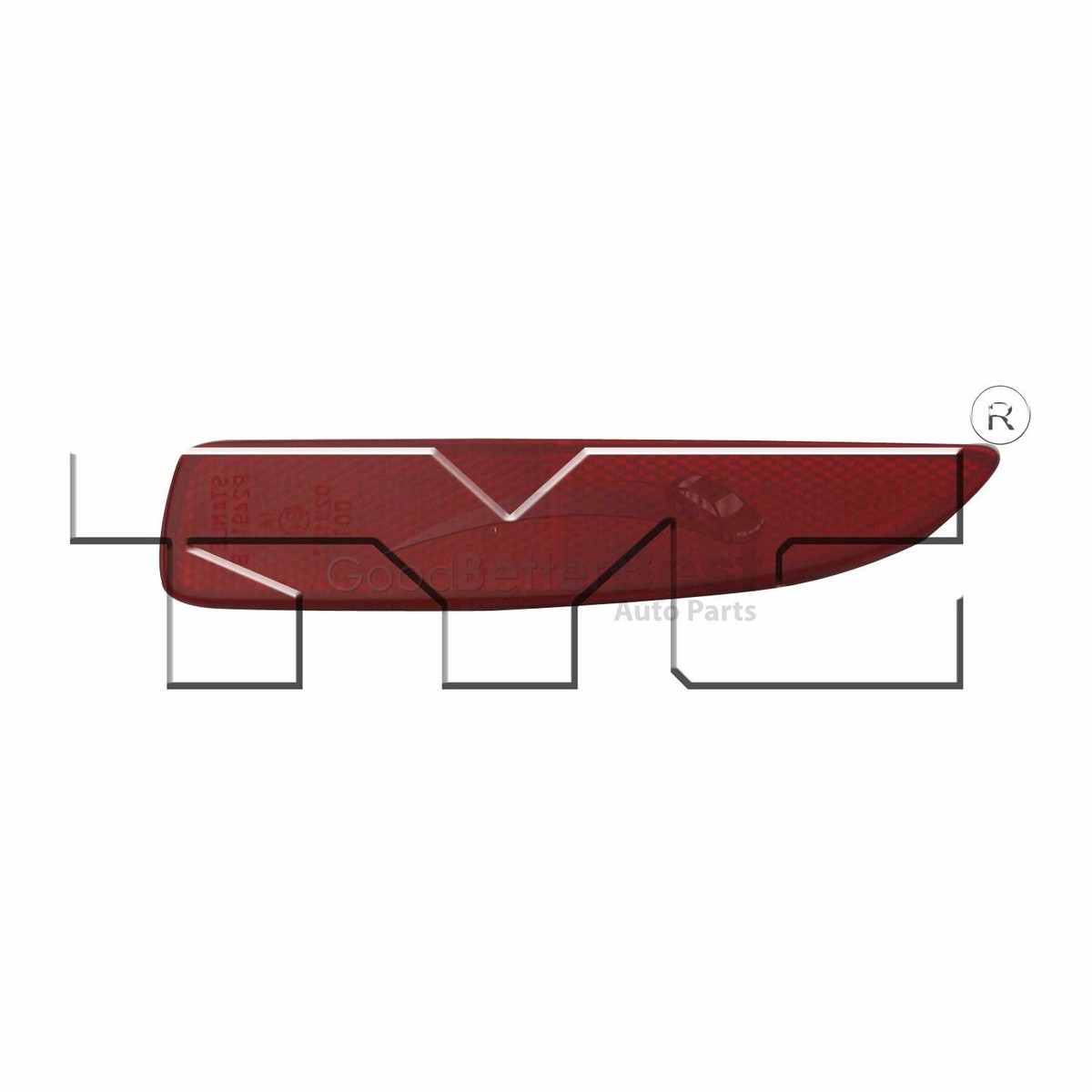 Đèn Phản Quang Cản Sau Phải Mazda Mazda 6 Mã phụ tùng D350515M0E