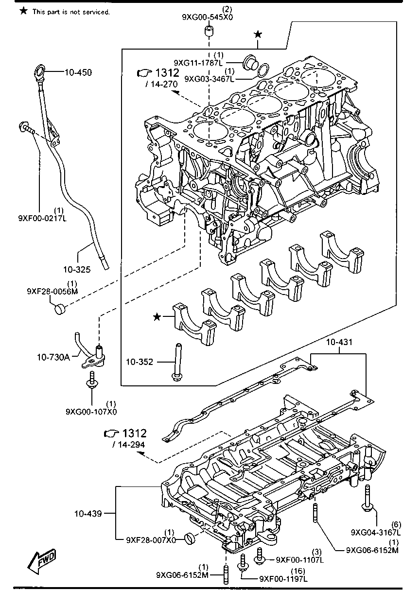 Thước Thăm Dầu Mazda BT-50 Mã phụ tùng UH0210450