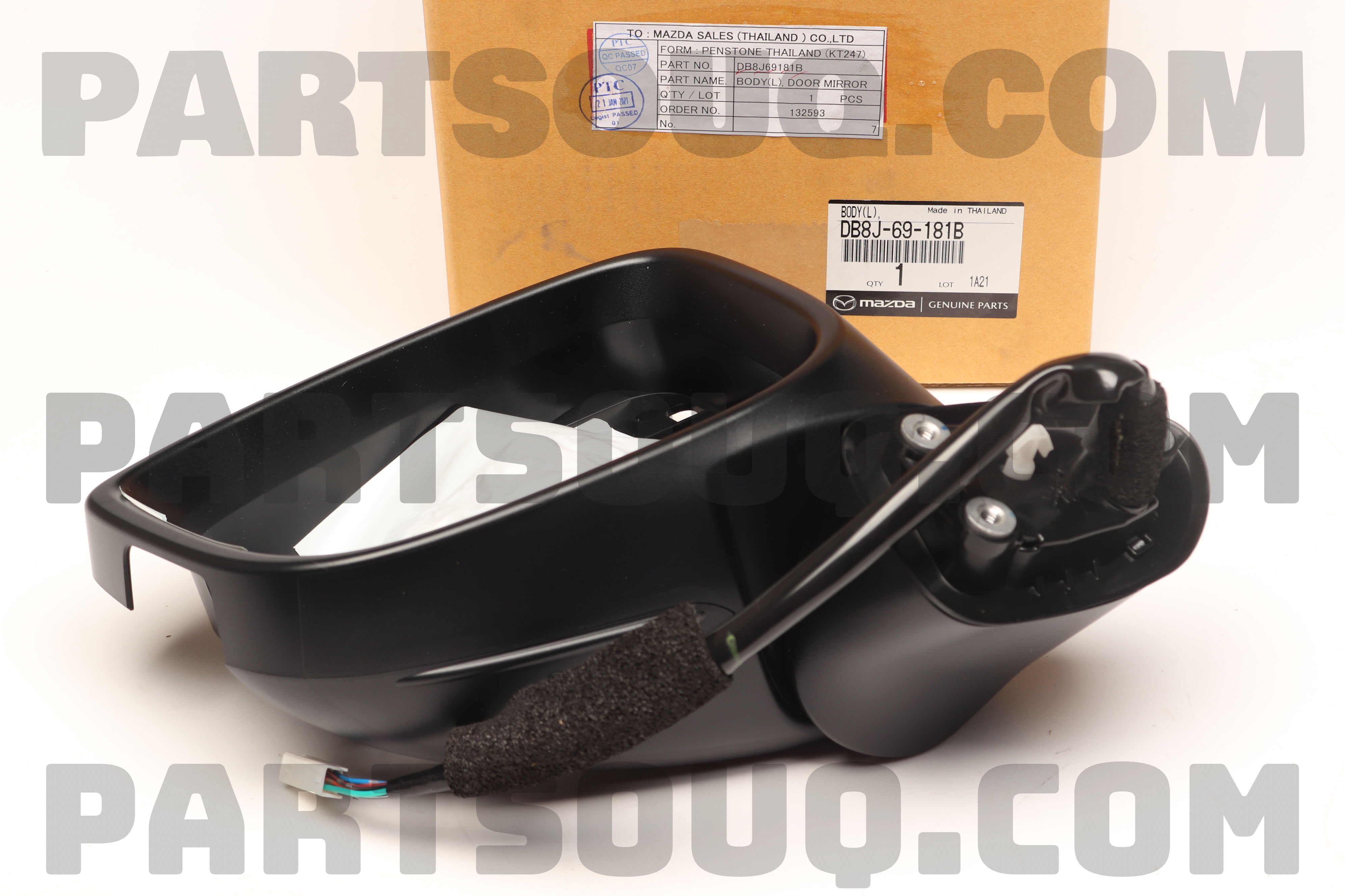 Gương Chiếu Hậu Trái Mazda Mazda 2 Mã phụ tùng DB8J69181B