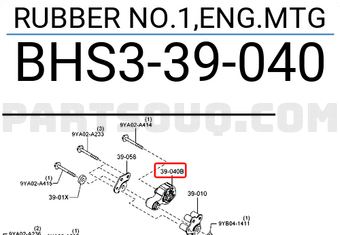 Chân Máy Số 8 Mazda Mazda 3 Mã phụ tùng BHS339040