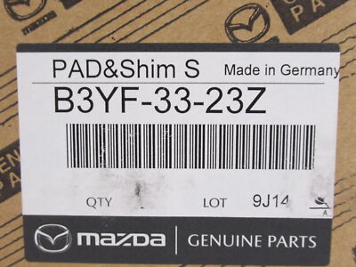 Má Phanh Trước Mazda 323 Mã phụ tùng b2yd3323z