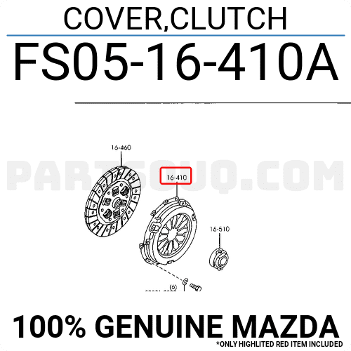 Bàn Ép Mazda Premacy OEM mzc619