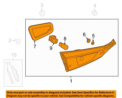 Đèn Hậu Trong Trái Mazda Mazda 3 Mã phụ tùng B45A513G0