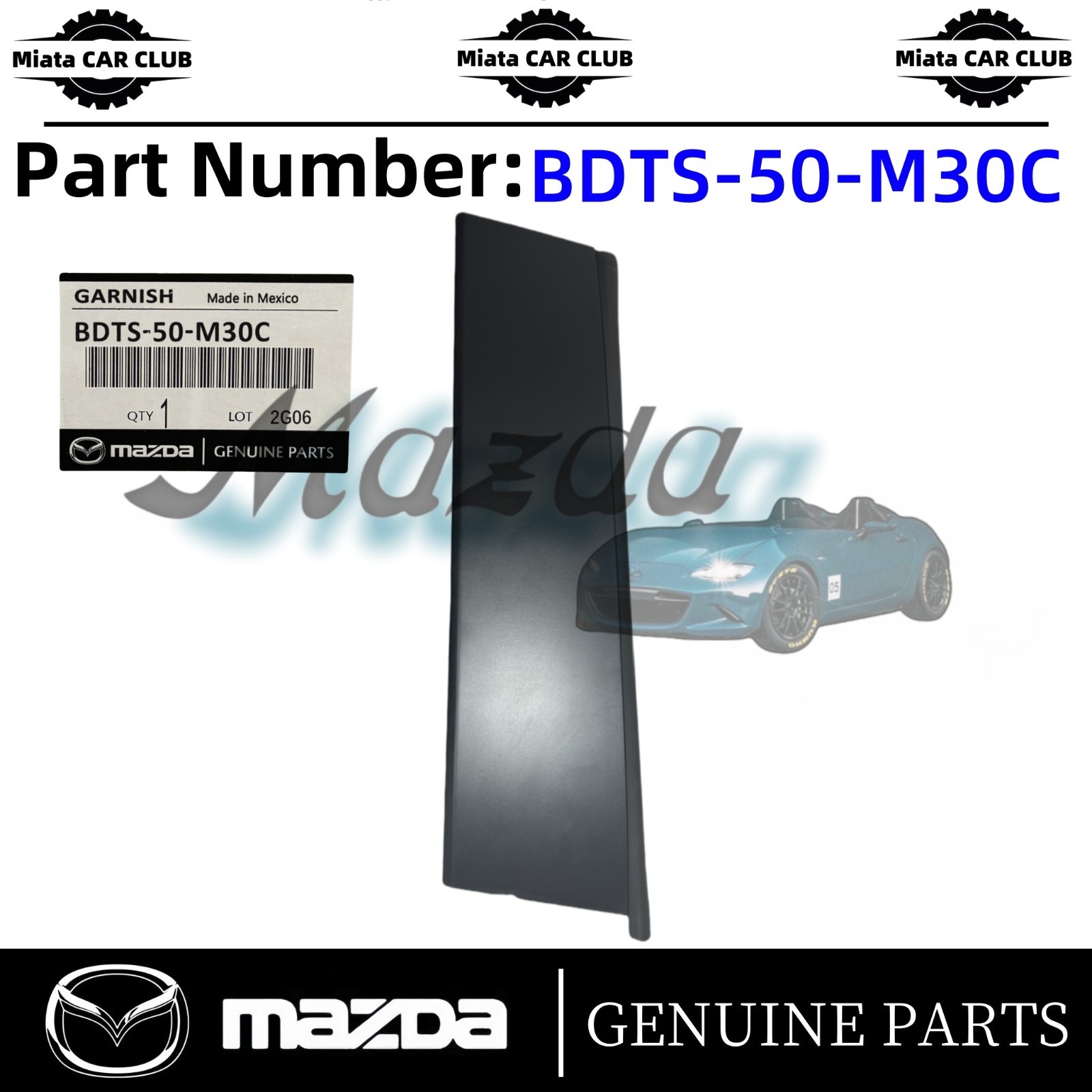 Bảng Taplo Mazda Mazda 3 Mã phụ tùng BKC360350