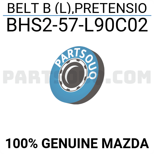 Dây Đai An Toàn Trước Trái Mazda Mazda 3 Mã phụ tùng bhs257l90b02