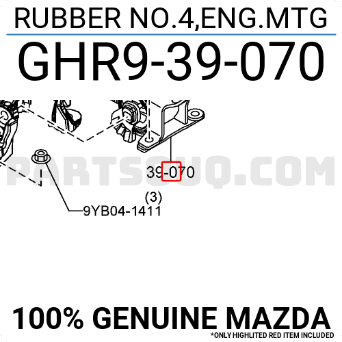 Chân Treo Đầu Hộp Số Mazda CX-5 Mã phụ tùng GHR939070A