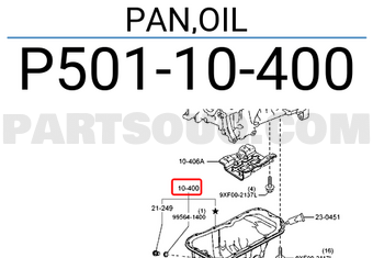 Đáy Cắc Te Mazda Mazda 3 Mã phụ tùng P50110400