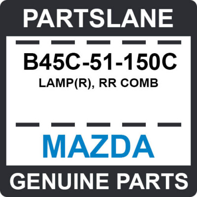 Đèn Hậu Miếng Trong Phải Mazda Mazda 3 Mã phụ tùng B45C51150C