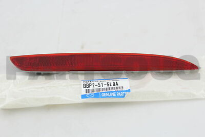 Đèn Phản Quang Cản Sau Trái Mazda Mazda 3 Mã phụ tùng BBL2515L0A