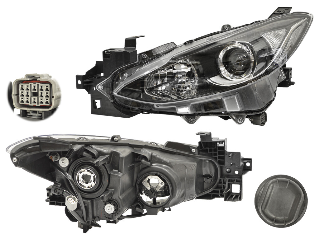 Đèn Pha Trái Không Xenon Mazda Mazda 3 Mã phụ tùng BHR1510L0A