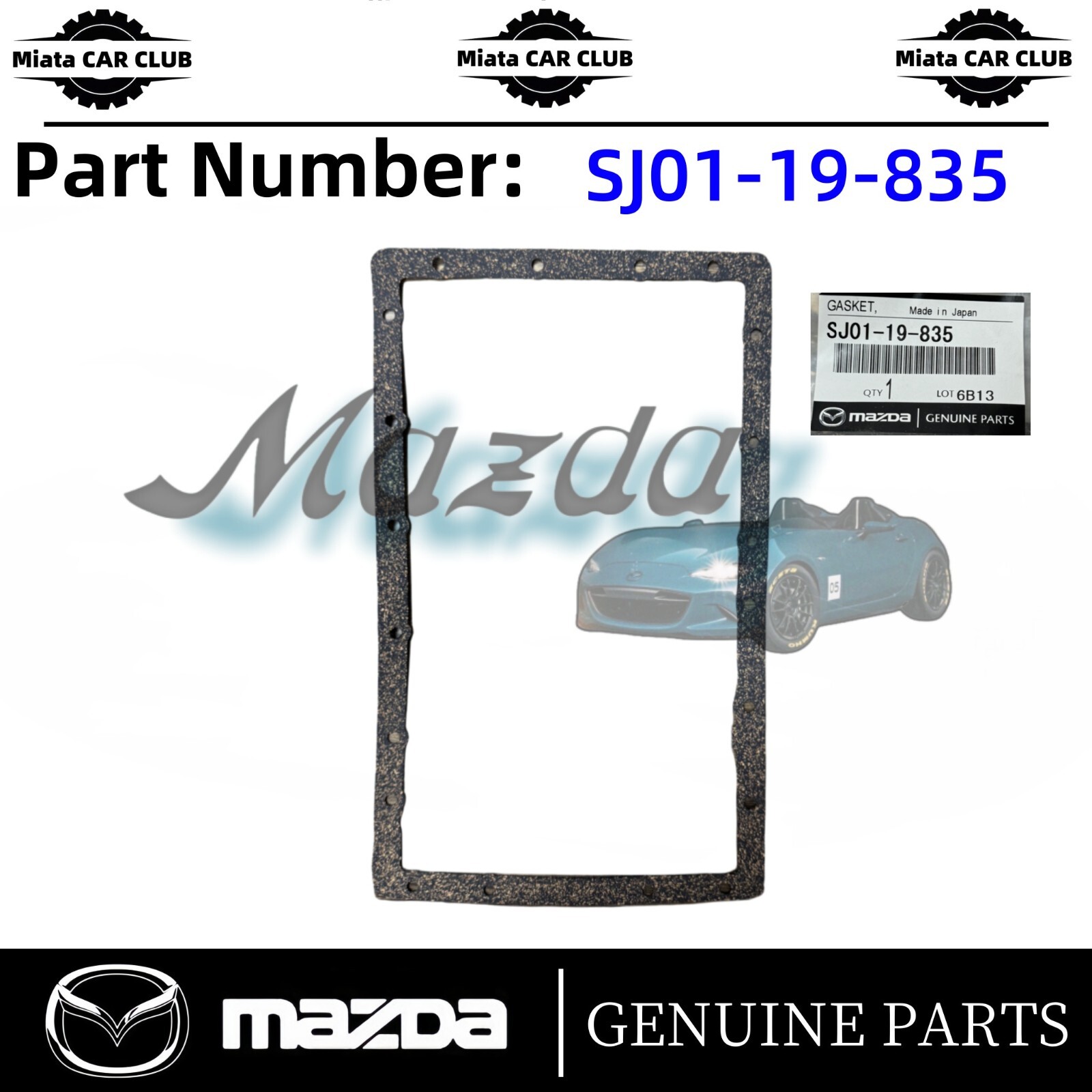 Gương Chiếu Hậu Trái -8 Giắc Điện Mazda Mazda 3 OEM JE010-8L