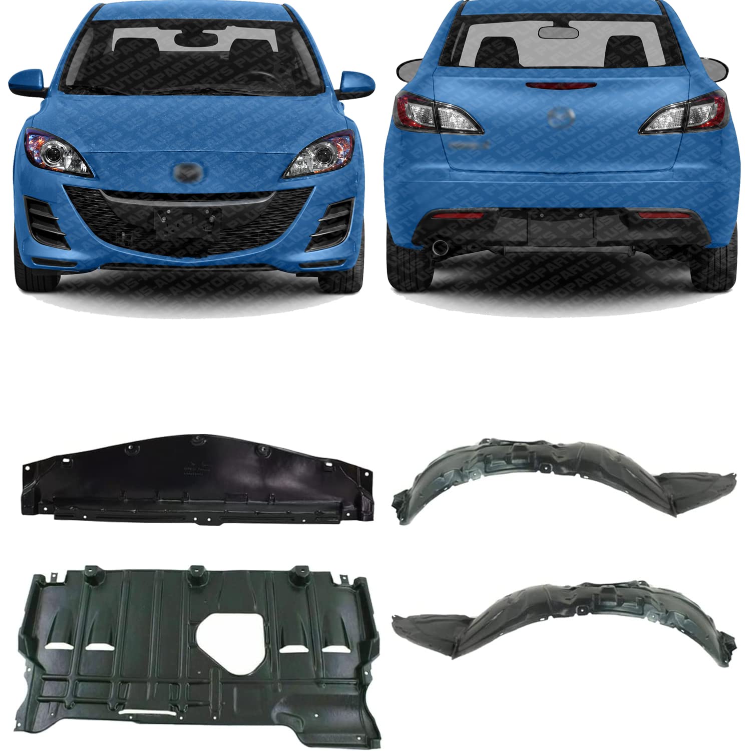 Má Phanh Sau - Guốc Phanh Sau Mazda Mazda 2 OEM MK-3001