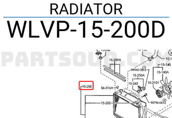 Két Nước Số Tự Động Mazda BT-50 Mã phụ tùng wlvp15200