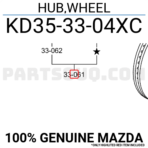 Bi May Ơ Trước Mazda Mazda 6 OEM KD353304XC-OE