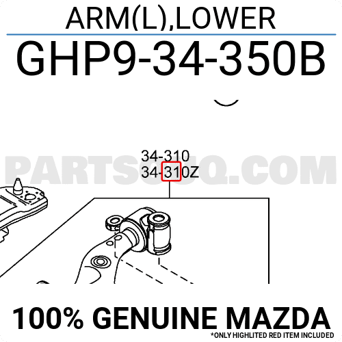 Càng A Trước Trái Mazda CX-5 OEM GHP934350B