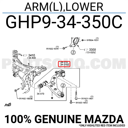Càng A Trước - L Mazda CX-5 OEM GHP934350C