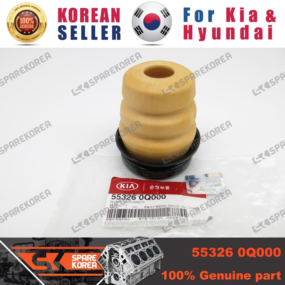 Giảm Xóc Sau Kia Soul Mã phụ tùng 553002K000