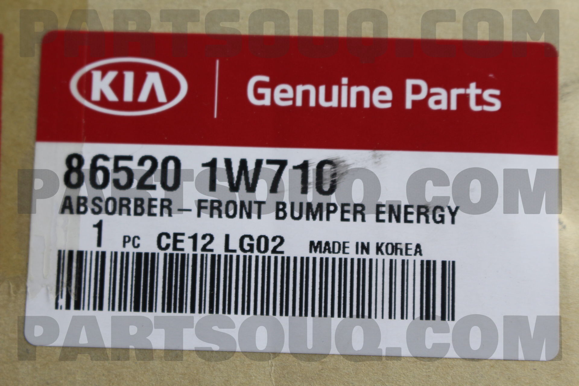Xốp Đỡ Cản Trước Kia Rio Mã phụ tùng 865201W710