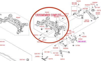Giá Đỡ Động Cơ Kia Forte / Cerato Mã phụ tùng 624002K000