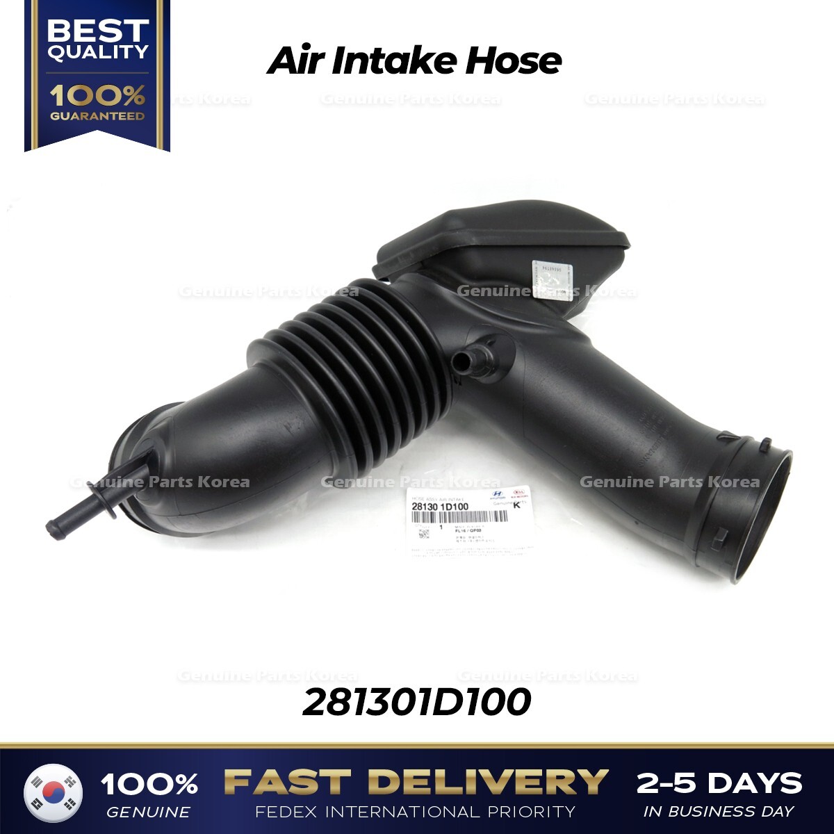 Ống Dẫn Gió Vào Hộp Lọc Gió Kia Carens / rondo Mã phụ tùng 281301D100