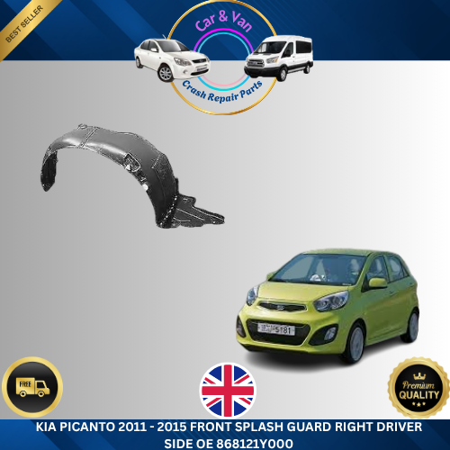 Lòng Dè Chắn Bùn Trước Phải Kia Morning / Picanto Mã phụ tùng 868121y000