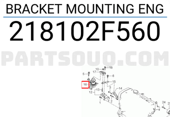 Chân Mấy Thủy Lực Kia Forte / Cerato Mã phụ tùng 218102f560