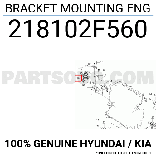 Chân Mấy Thủy Lực Kia Forte / Cerato Mã phụ tùng 218102f560
