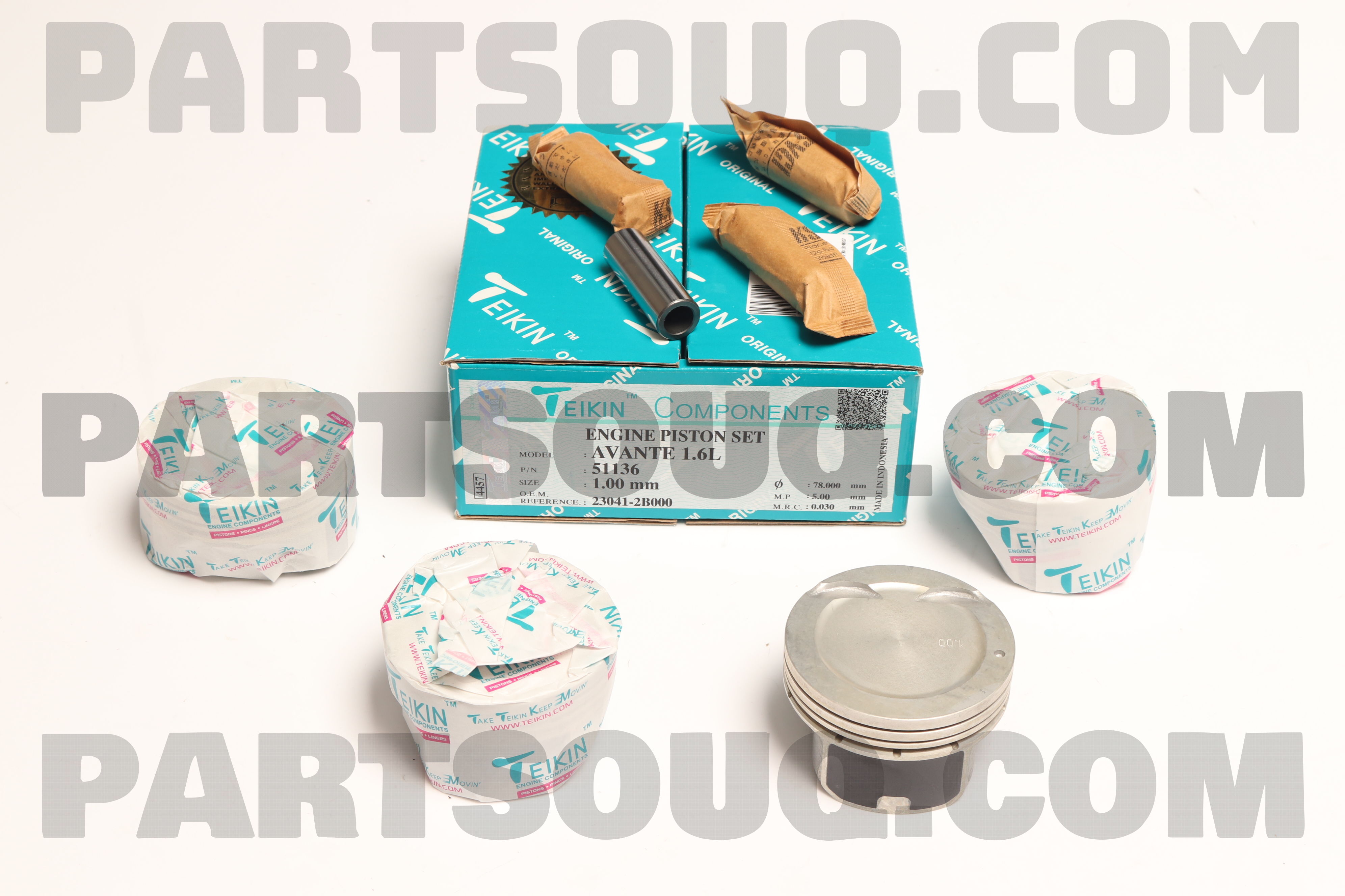 Piston Cos 0 - 1.6 Kia Forte / Cerato Mã phụ tùng 230412B000
